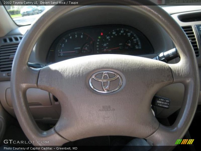 Desert Sand Mica / Taupe 2002 Toyota Camry LE