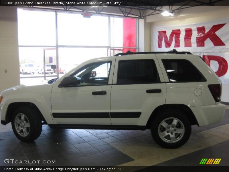 Stone White / Medium Slate Gray 2006 Jeep Grand Cherokee Laredo