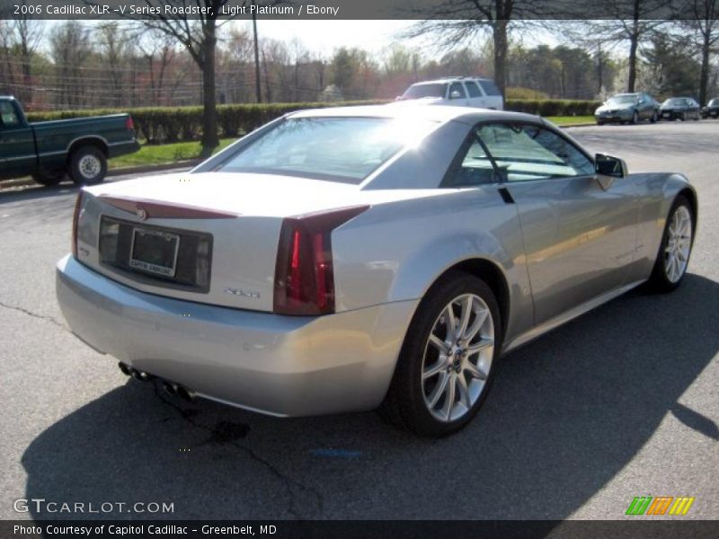 Light Platinum / Ebony 2006 Cadillac XLR -V Series Roadster