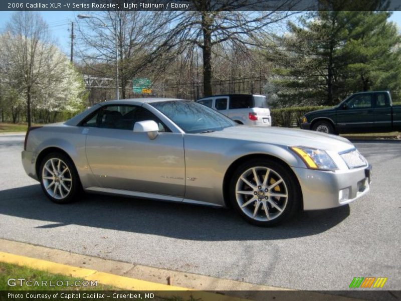 Light Platinum / Ebony 2006 Cadillac XLR -V Series Roadster
