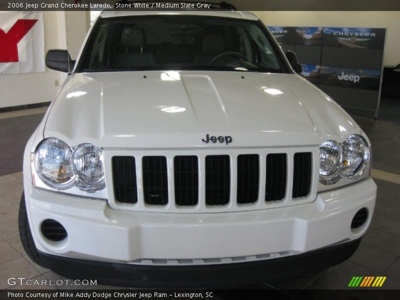Stone White / Medium Slate Gray 2006 Jeep Grand Cherokee Laredo