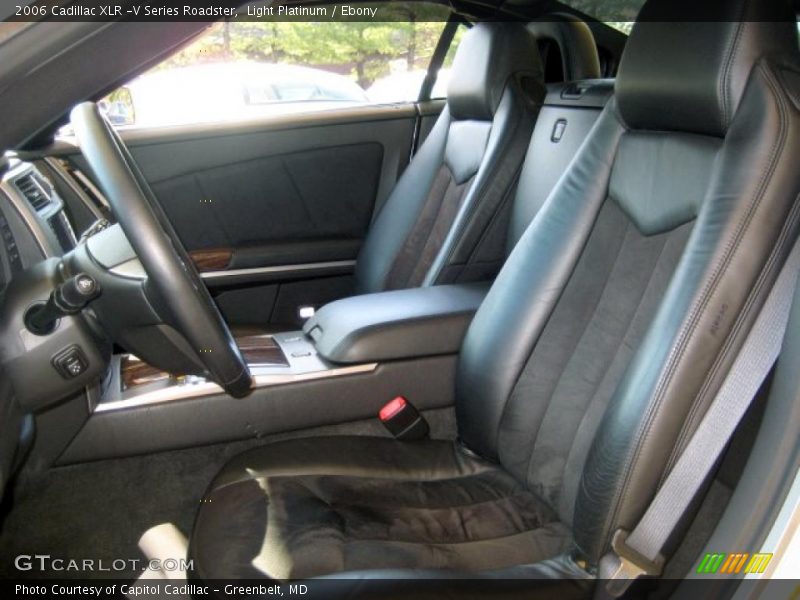 Light Platinum / Ebony 2006 Cadillac XLR -V Series Roadster