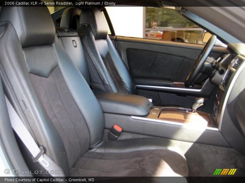Light Platinum / Ebony 2006 Cadillac XLR -V Series Roadster