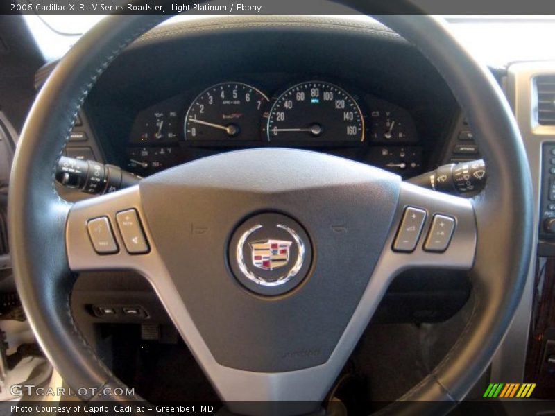 Light Platinum / Ebony 2006 Cadillac XLR -V Series Roadster
