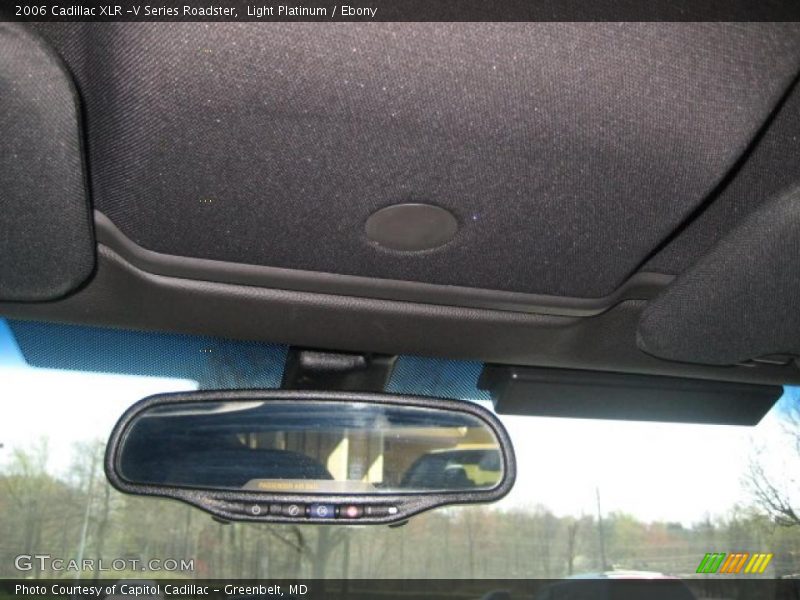 Light Platinum / Ebony 2006 Cadillac XLR -V Series Roadster