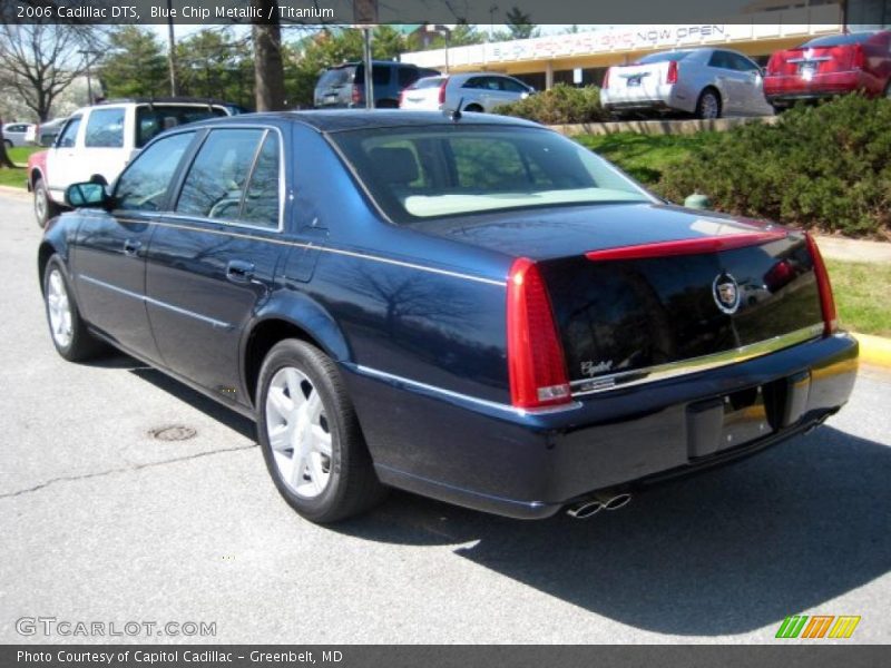 Blue Chip Metallic / Titanium 2006 Cadillac DTS