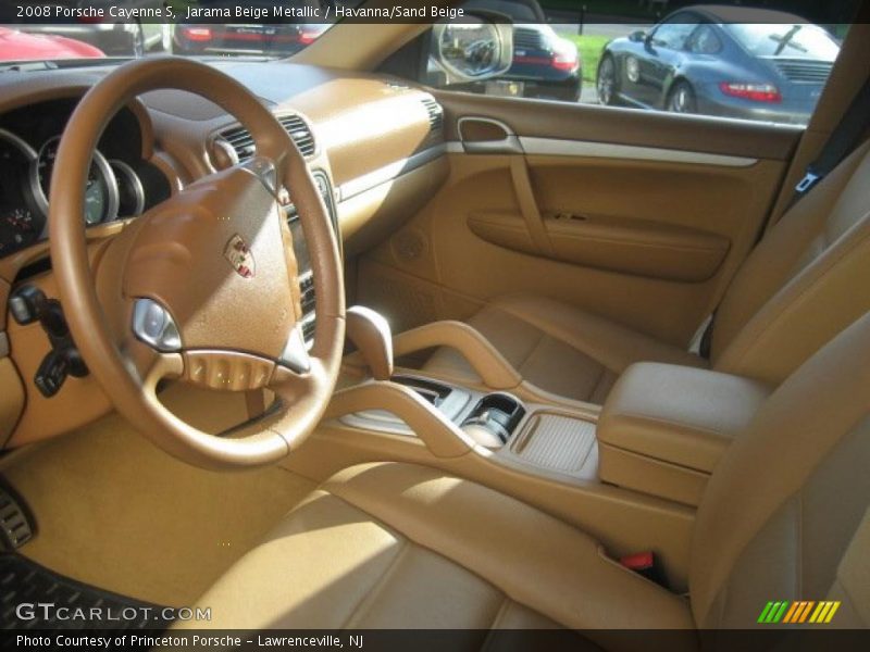 Jarama Beige Metallic / Havanna/Sand Beige 2008 Porsche Cayenne S