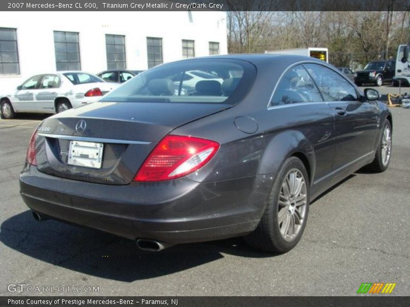 Titanium Grey Metallic / Grey/Dark Grey 2007 Mercedes-Benz CL 600