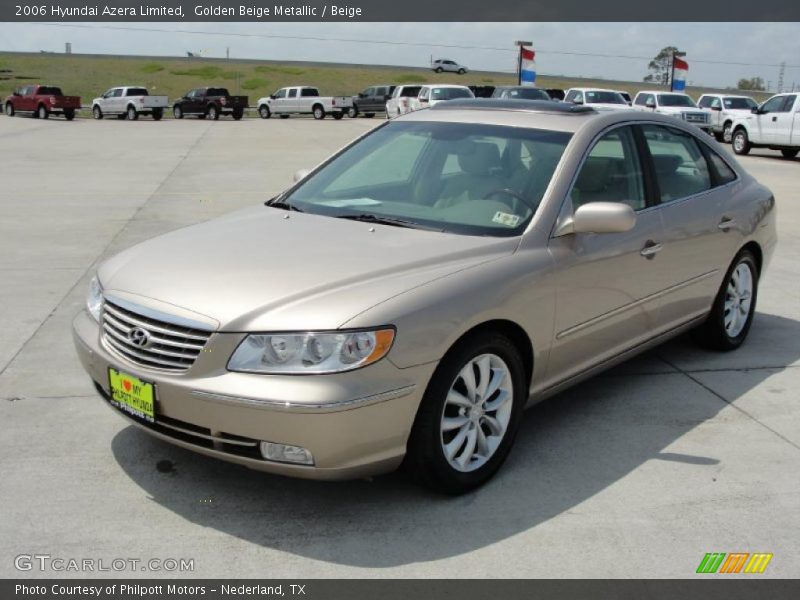 Golden Beige Metallic / Beige 2006 Hyundai Azera Limited