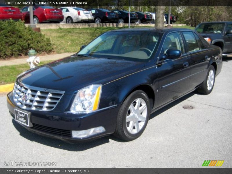 Blue Chip Metallic / Titanium 2006 Cadillac DTS