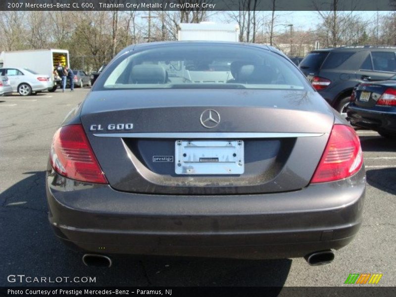 Titanium Grey Metallic / Grey/Dark Grey 2007 Mercedes-Benz CL 600