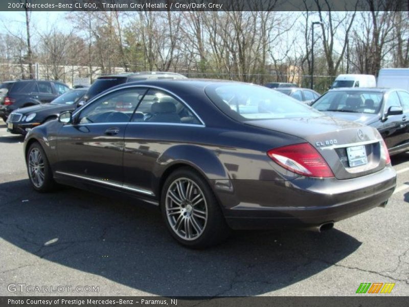 Titanium Grey Metallic / Grey/Dark Grey 2007 Mercedes-Benz CL 600