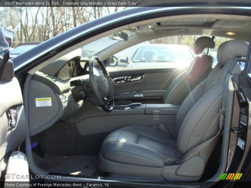 Titanium Grey Metallic / Grey/Dark Grey 2007 Mercedes-Benz CL 600