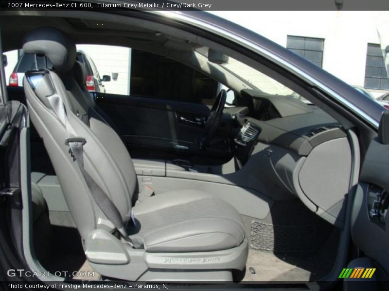 Titanium Grey Metallic / Grey/Dark Grey 2007 Mercedes-Benz CL 600