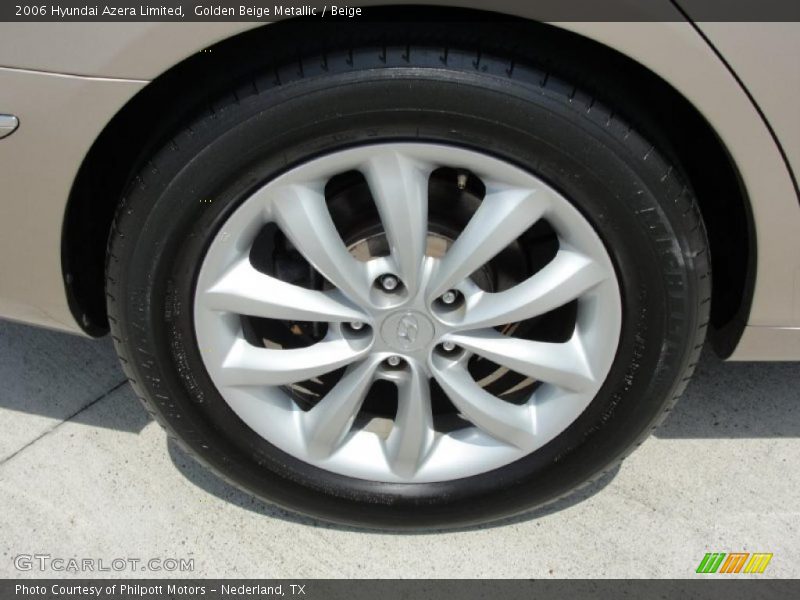 Golden Beige Metallic / Beige 2006 Hyundai Azera Limited