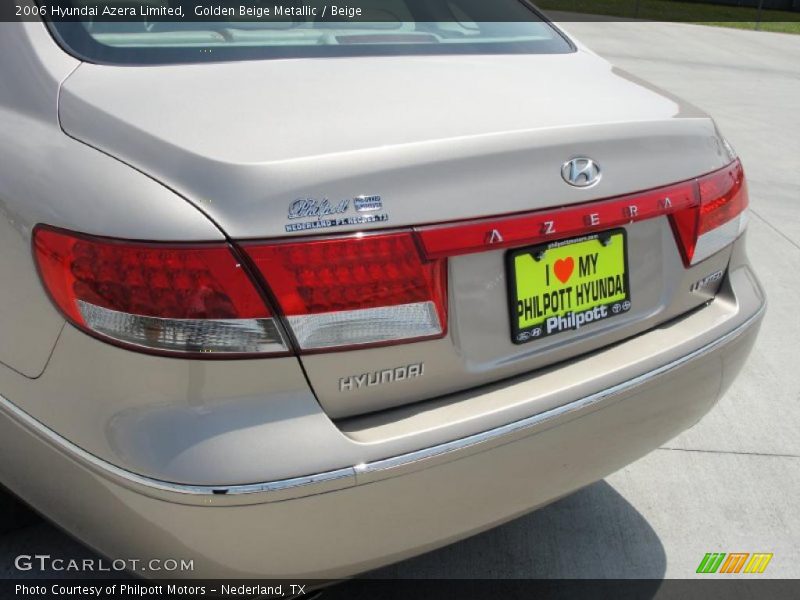 Golden Beige Metallic / Beige 2006 Hyundai Azera Limited