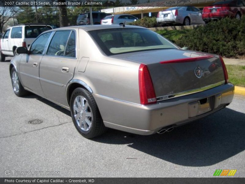 Radiant Bronze / Cashmere 2007 Cadillac DTS Sedan