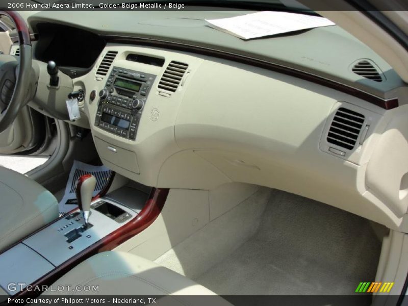 Golden Beige Metallic / Beige 2006 Hyundai Azera Limited