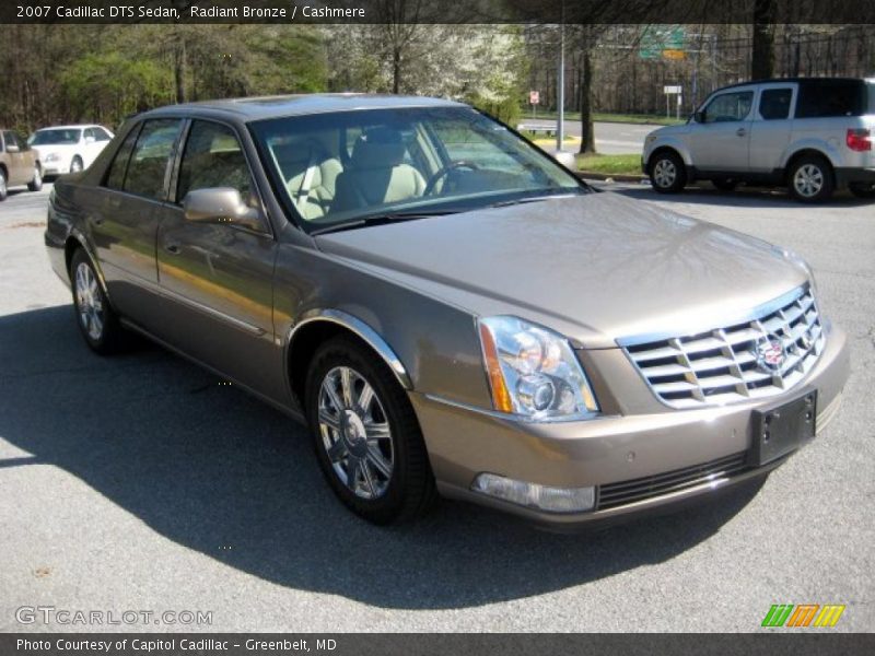 Radiant Bronze / Cashmere 2007 Cadillac DTS Sedan