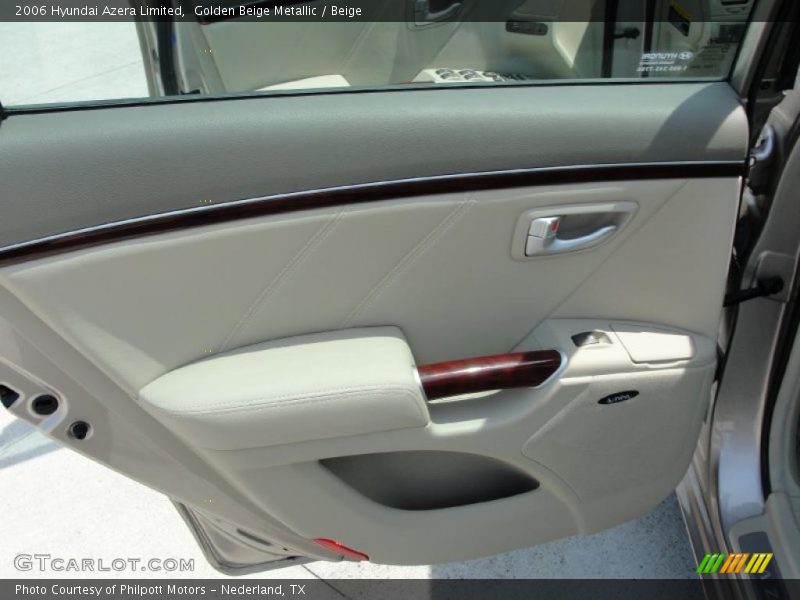 Golden Beige Metallic / Beige 2006 Hyundai Azera Limited