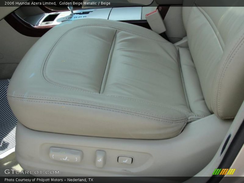 Golden Beige Metallic / Beige 2006 Hyundai Azera Limited
