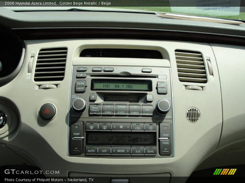 Golden Beige Metallic / Beige 2006 Hyundai Azera Limited