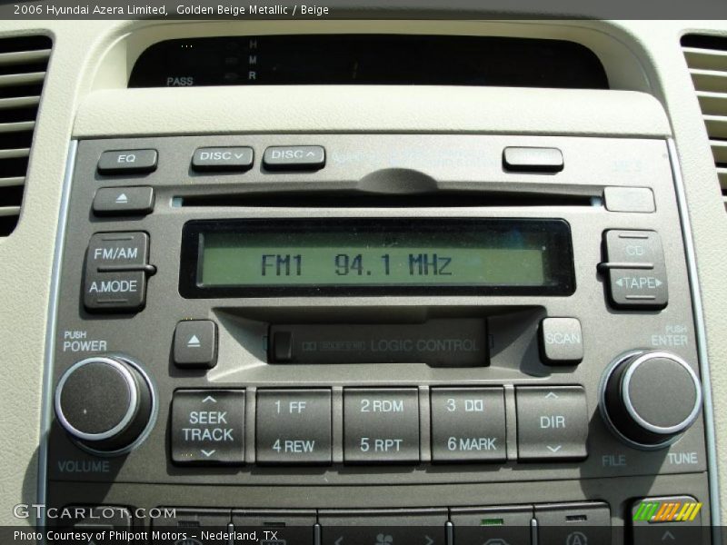 Golden Beige Metallic / Beige 2006 Hyundai Azera Limited