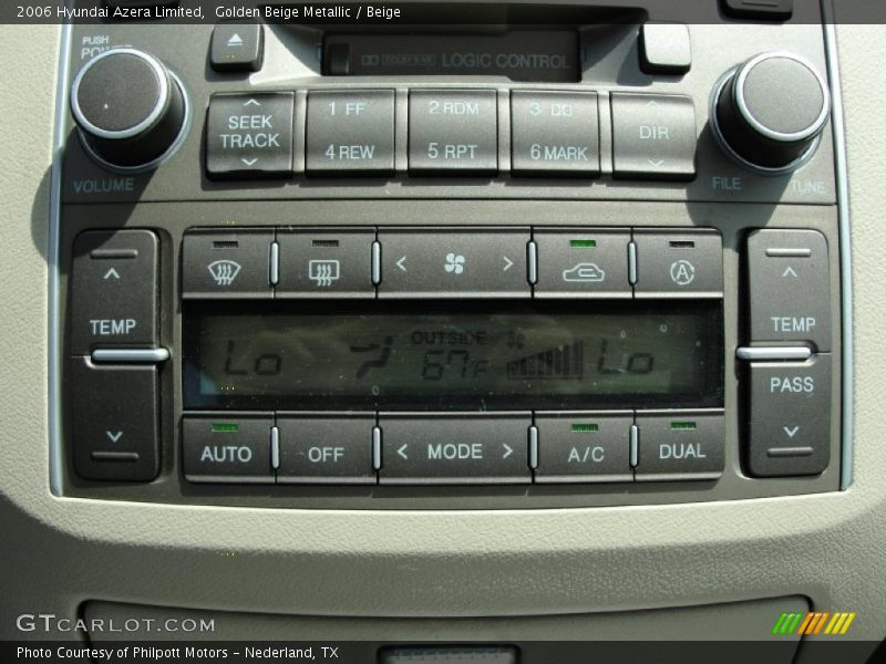 Golden Beige Metallic / Beige 2006 Hyundai Azera Limited