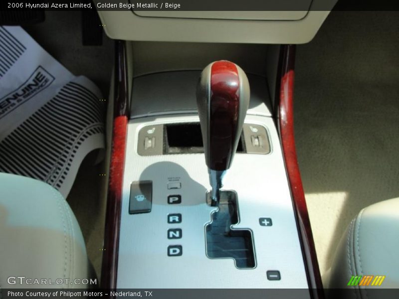 Golden Beige Metallic / Beige 2006 Hyundai Azera Limited