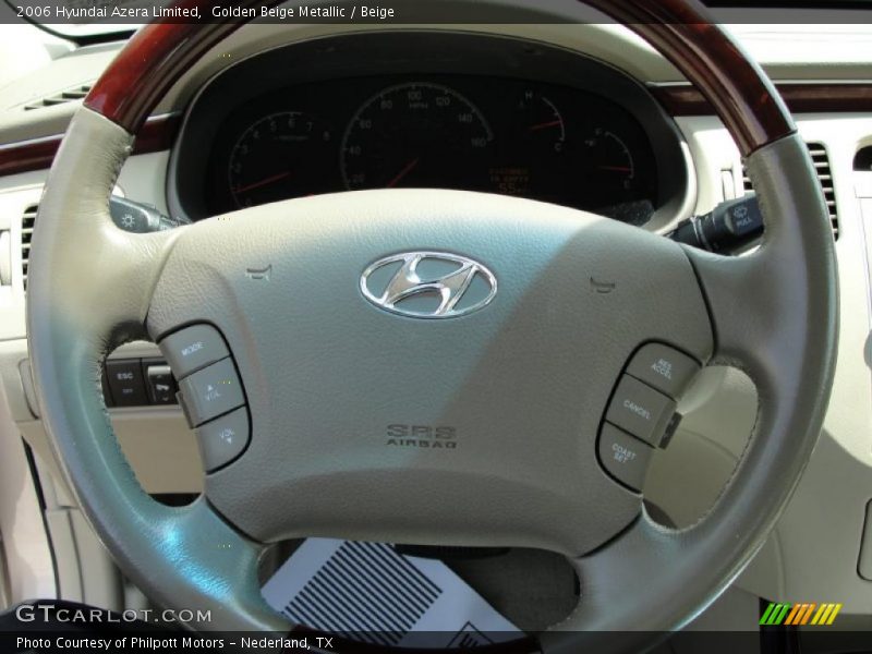 Golden Beige Metallic / Beige 2006 Hyundai Azera Limited