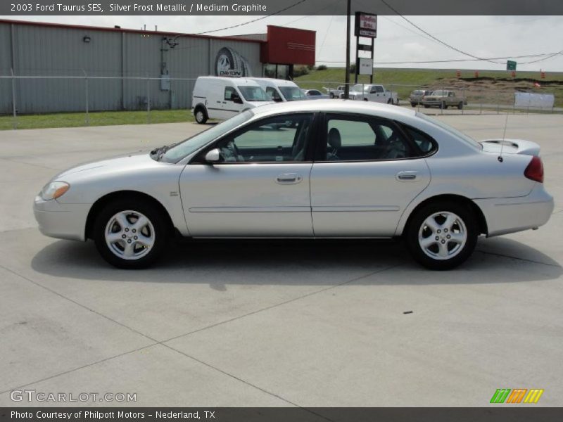 Silver Frost Metallic / Medium Graphite 2003 Ford Taurus SES