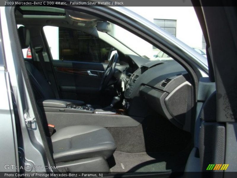 Palladium Silver Metallic / Black 2009 Mercedes-Benz C 300 4Matic
