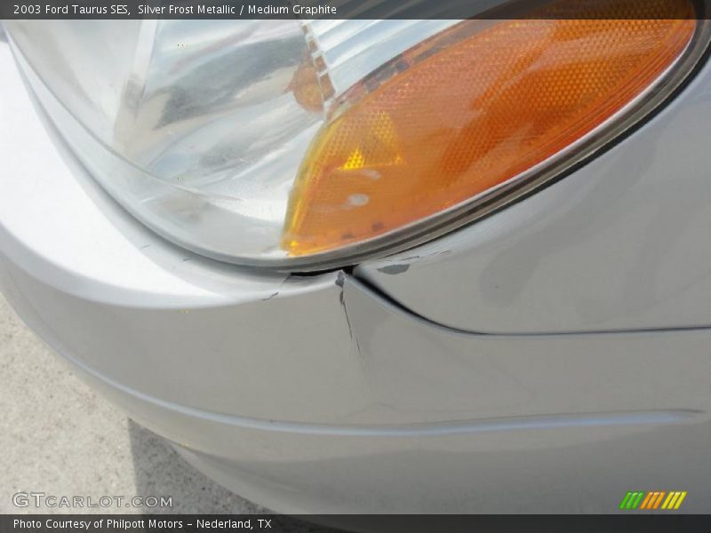 Silver Frost Metallic / Medium Graphite 2003 Ford Taurus SES