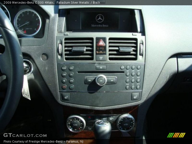 Palladium Silver Metallic / Black 2009 Mercedes-Benz C 300 4Matic
