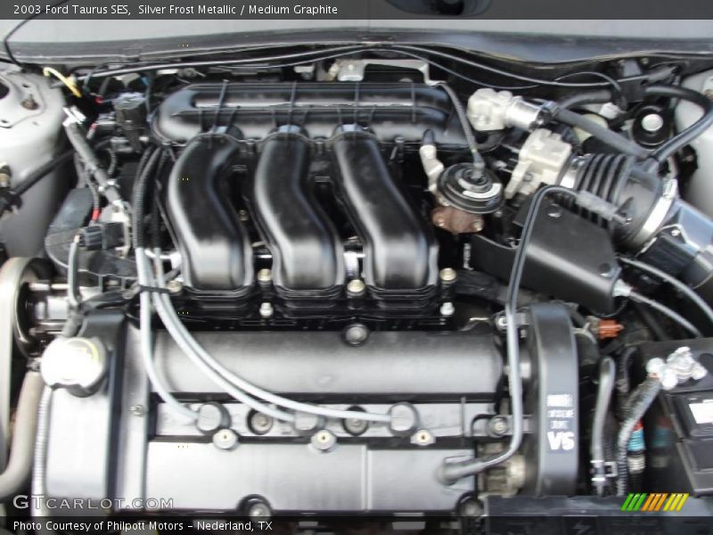 Silver Frost Metallic / Medium Graphite 2003 Ford Taurus SES
