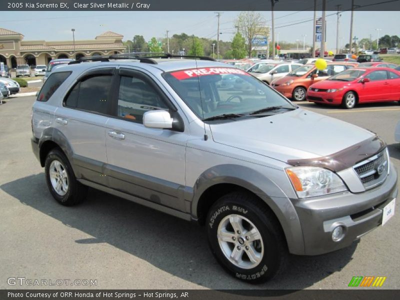 Clear Silver Metallic / Gray 2005 Kia Sorento EX