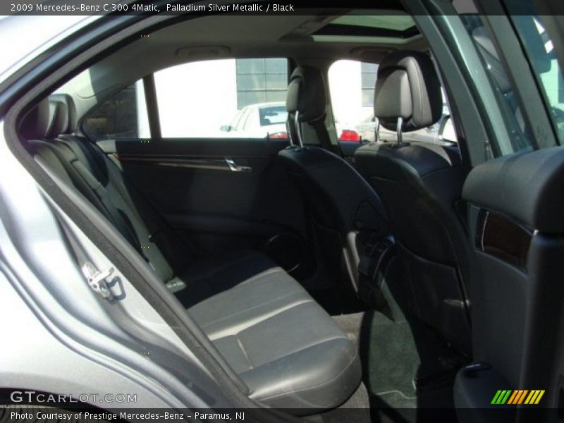 Palladium Silver Metallic / Black 2009 Mercedes-Benz C 300 4Matic
