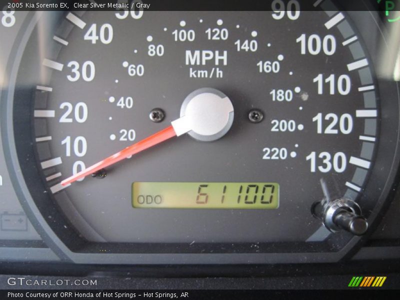 Clear Silver Metallic / Gray 2005 Kia Sorento EX