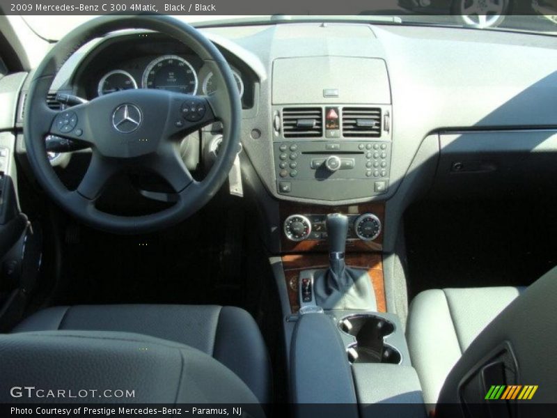 Black / Black 2009 Mercedes-Benz C 300 4Matic