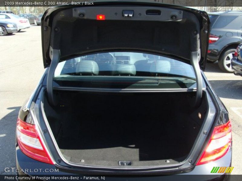 Black / Black 2009 Mercedes-Benz C 300 4Matic