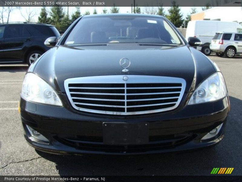 Black / Black 2007 Mercedes-Benz S 550 4Matic Sedan