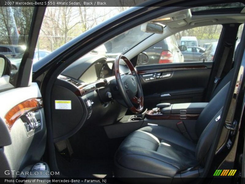 Black / Black 2007 Mercedes-Benz S 550 4Matic Sedan
