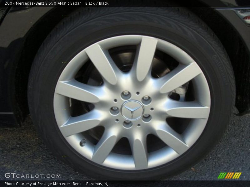 Black / Black 2007 Mercedes-Benz S 550 4Matic Sedan