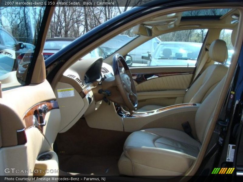 Black / Cashmere 2007 Mercedes-Benz E 350 4Matic Sedan