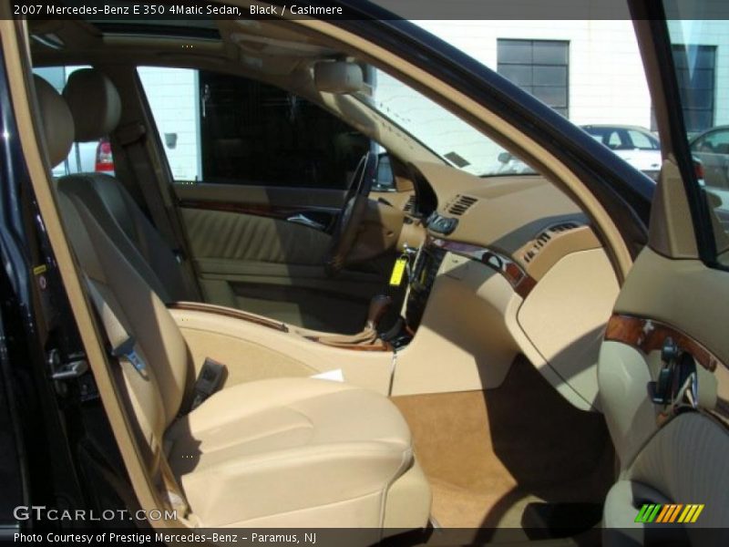 Black / Cashmere 2007 Mercedes-Benz E 350 4Matic Sedan