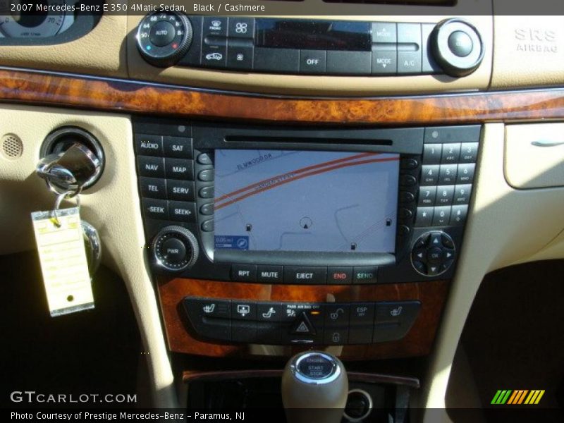 Black / Cashmere 2007 Mercedes-Benz E 350 4Matic Sedan