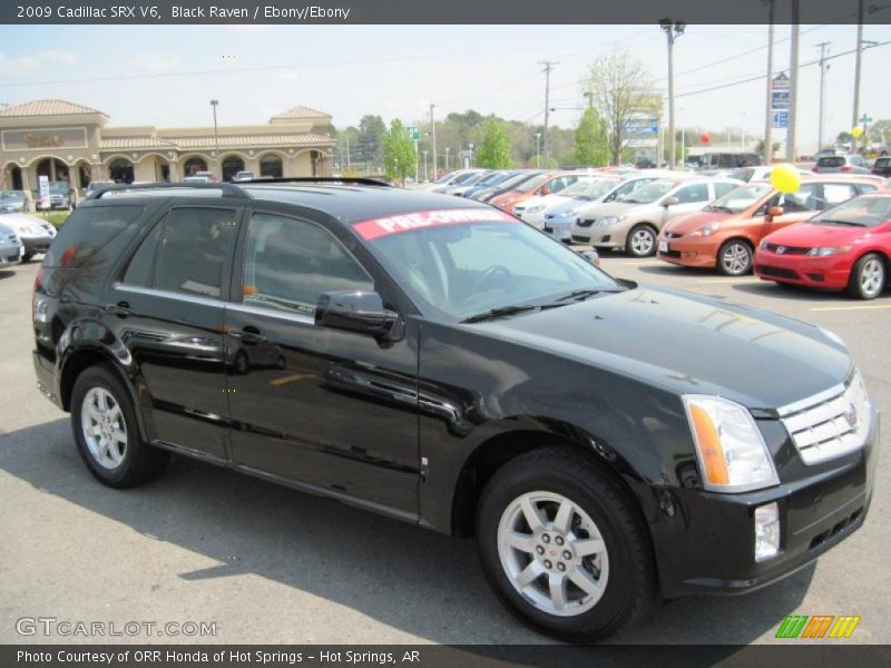 Black Raven / Ebony/Ebony 2009 Cadillac SRX V6