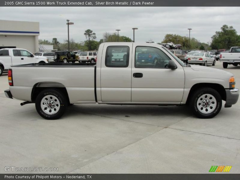 Silver Birch Metallic / Dark Pewter 2005 GMC Sierra 1500 Work Truck Extended Cab