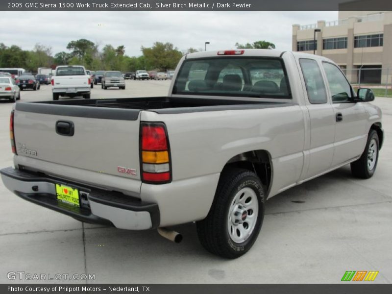 Silver Birch Metallic / Dark Pewter 2005 GMC Sierra 1500 Work Truck Extended Cab