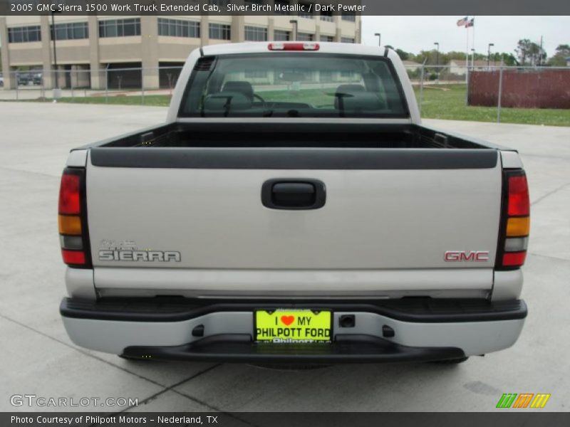 Silver Birch Metallic / Dark Pewter 2005 GMC Sierra 1500 Work Truck Extended Cab